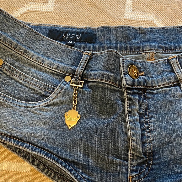 Gucci denim mini shorts